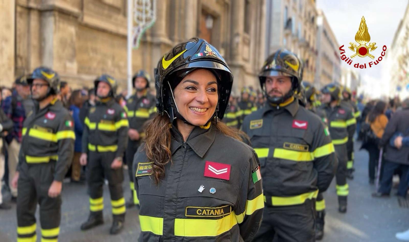 I VIGILI DEL FUOCO ALLE CELEBRAZIONI IN ONORE DI SANT'AGATA 2024