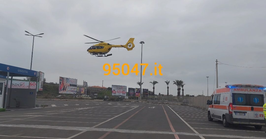 GRAVISSIMO INCIDENTE NEI PRESSI DEL CENTRO COMMERCIALE,  ELISOCCORSO SUL POSTO