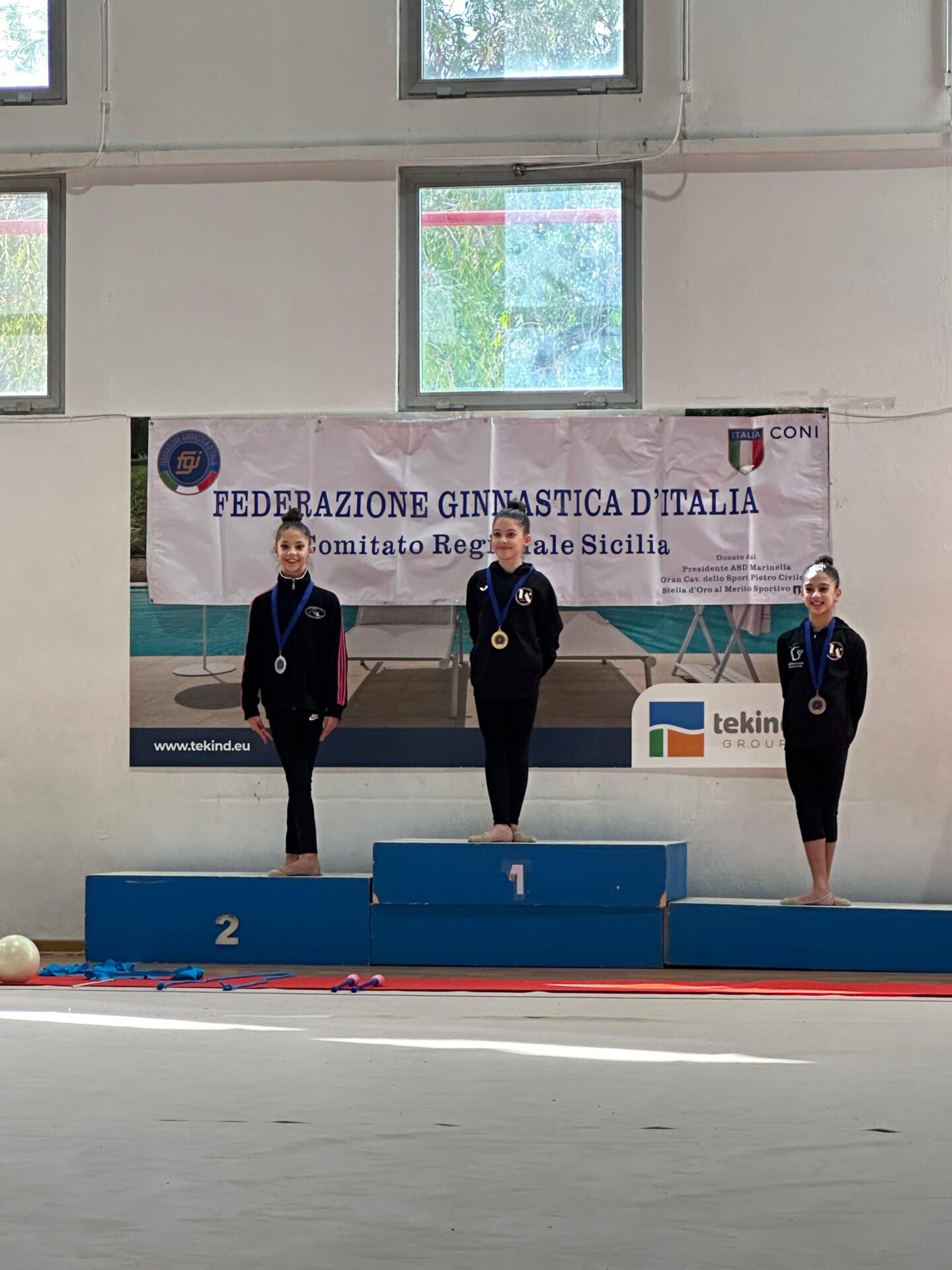 SUCCESSO PER LA NEW VICTORY ALLA PRIMA FASE REGIONALE DEL CAMPIONATO FGI INDIVIDUALE SILVER LD DI GINNASTICA RITMICA