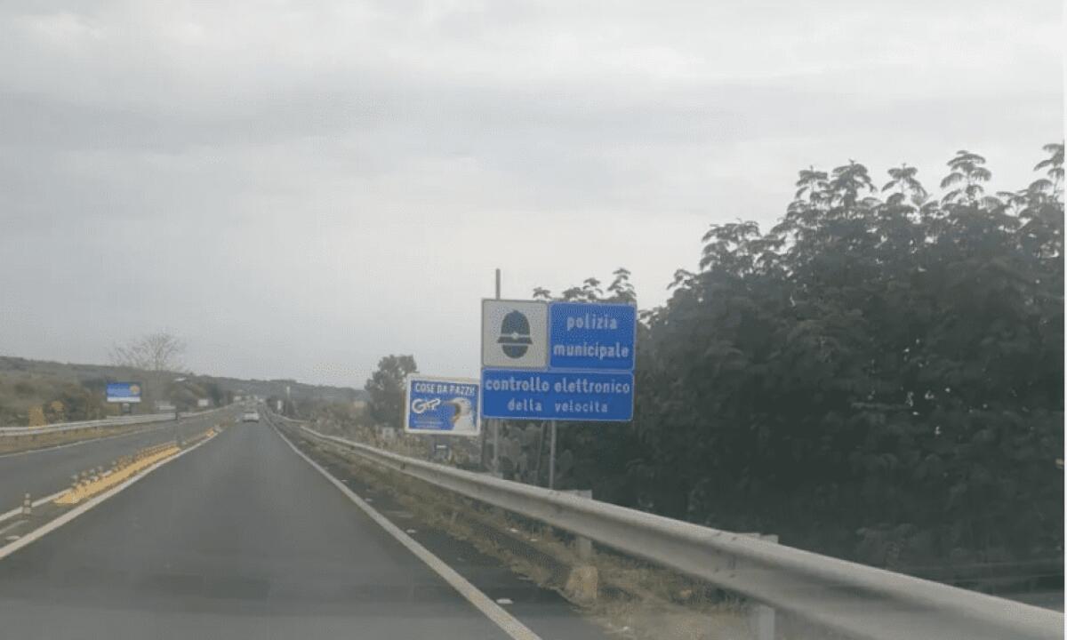 DA OGGI ATTIVO L'AUTOVELOX SULLA SS 284 DI BIANCAVILLA: RESTA IL LIMITE A 70 KM/H - 