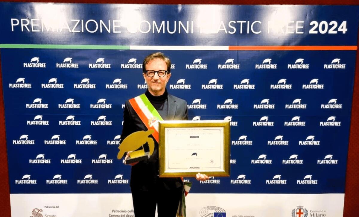 BELPASSO RICEVE IL PREMIO “COMUNE PLASTIC FREE 2024” - 