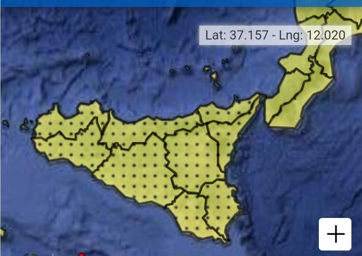 MALTEMPO, DOMANI ALLERTA GIALLA IN SICILIA: IN ARRIVO VENTI DI BURRASCA E TEMPORALI - 