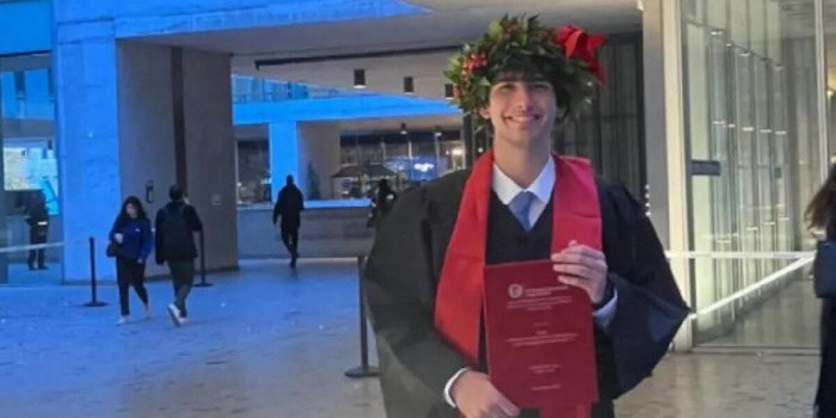 E’ SICILIANO IL PIÙ GIOVANE LAUREATO D’ITALIA A 20 ANNI ALLA BOCCONI - 