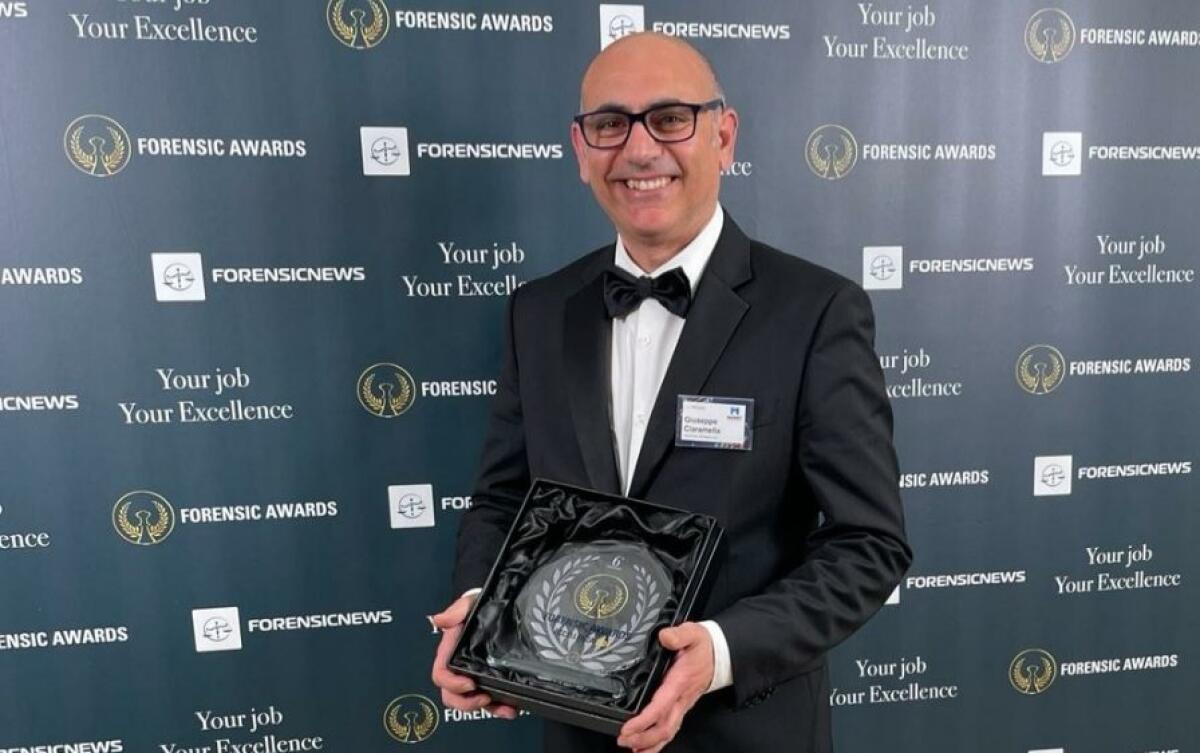 GIUSEPPE CIARAMELLA VINCE IL PREMIO FORENSIC AWARDS 2024 PER L'ECCELLENZA NELL'AGENZIA DI INVESTIGAZIONE PRIVATA NEL SETTORE ASSICURATIVO - 