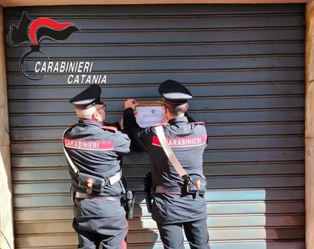 SANTA MARIA DI LICODIA.  BAR FREQUENTATO DA SOGGETTI CON PRECEDENTI PENALI E GIUDIZIARI (ANCHE PER MAFIA): CHIUSO PER 7 GIORNI - 