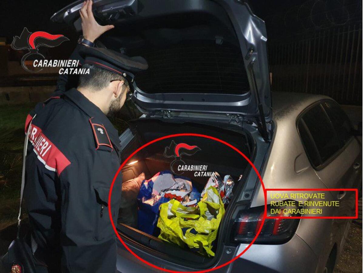 ERANO SPECIALIZZATI NEL FURTO DELLE UOVA DI PASQUA: ARRESTATO 70 ENNE DI BELPASSO - 