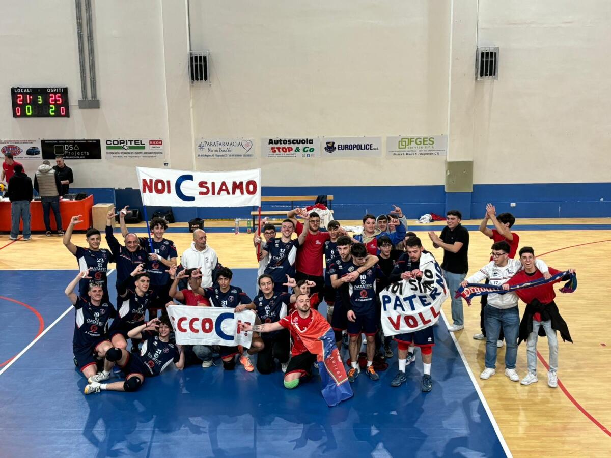 PATERNÓ VOLLEY RAGGIUNGE LA SERIE C CON UNA STORICA PROMOZIONE - 