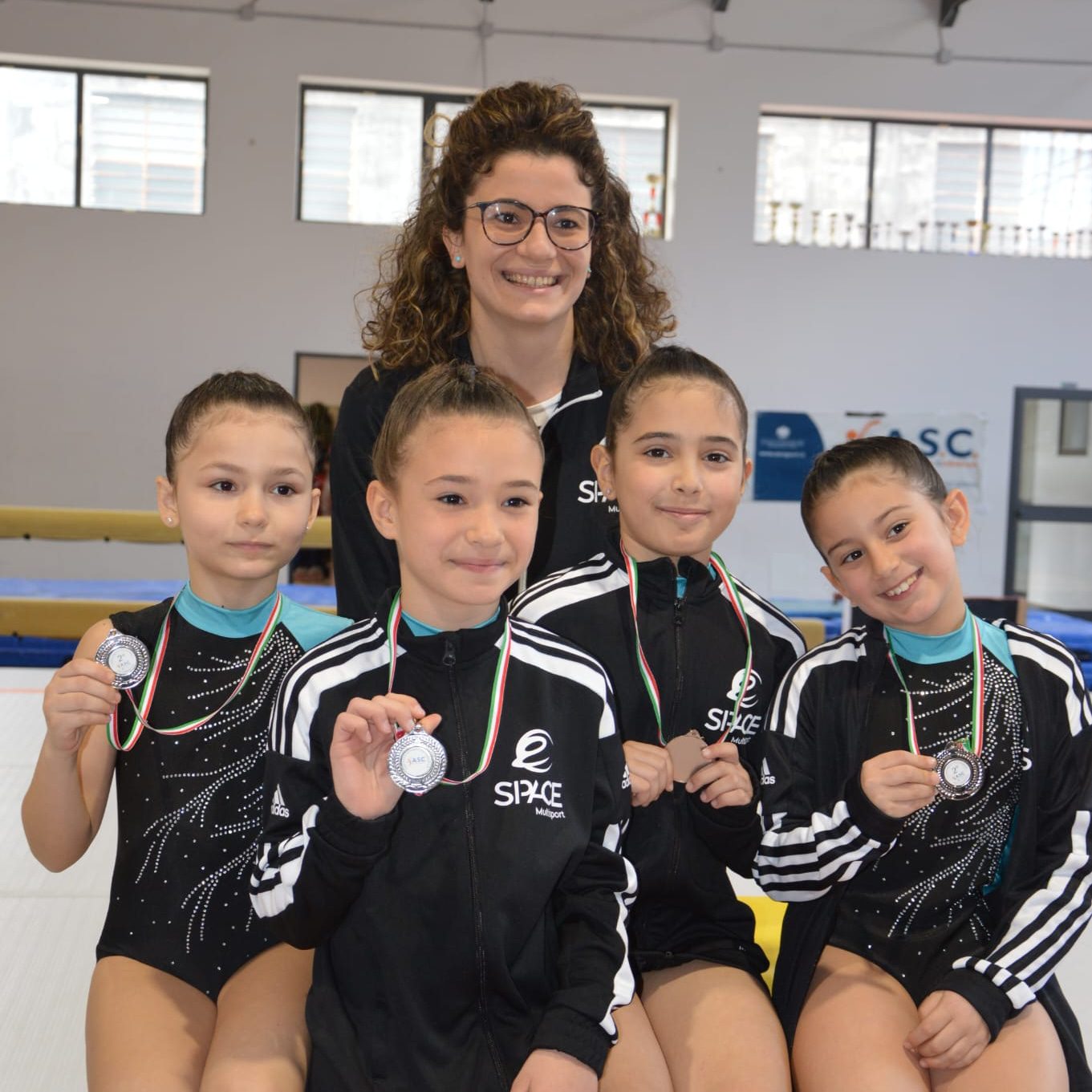 GinnasticaArtistica, E-Space Multisport di Paternò debutta con 11 medaglie al Regionale 2024