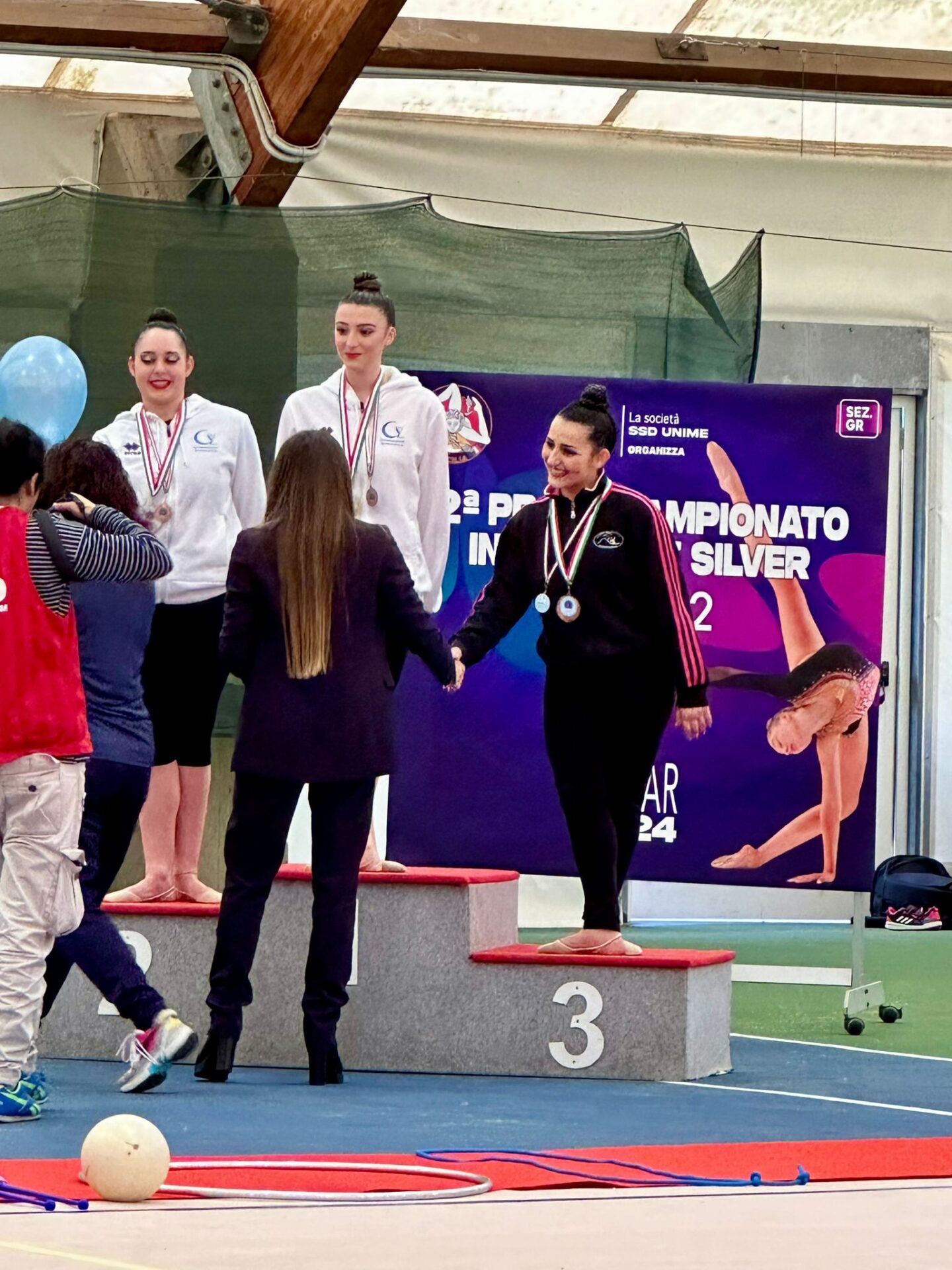 SUCCESSO PER LE GINNASTE DELLA NEW VICTORY ALLA SECONDA PROVA REGIONALE DEI CAMPIONATI INDIVIDUALI SILVER DI GINNASTICA RITMICA