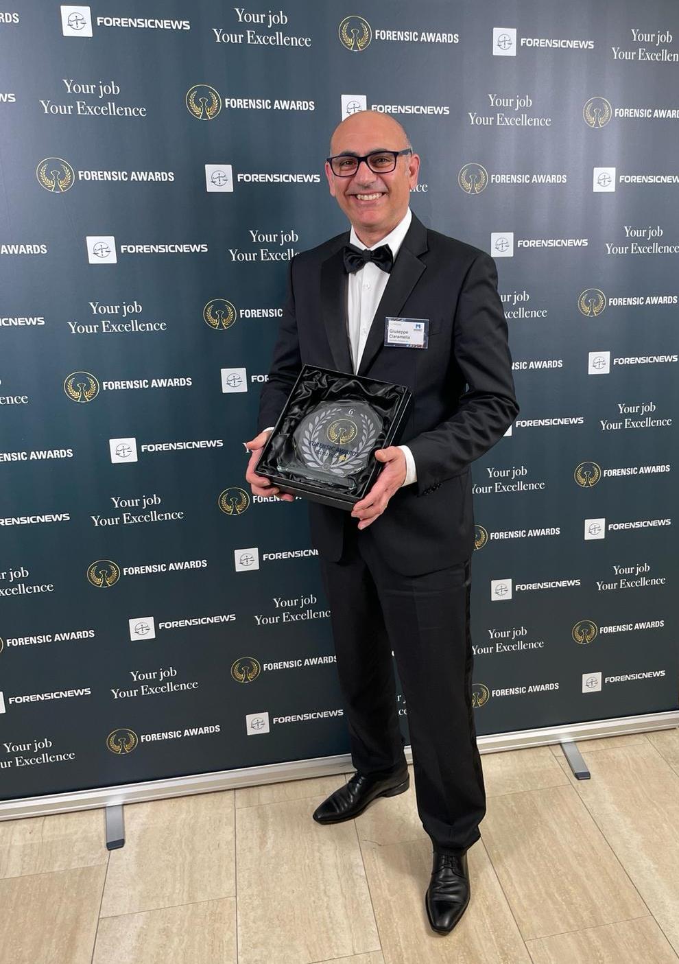 GIUSEPPE CIARAMELLA VINCE IL PREMIO FORENSIC AWARDS 2024 PER L'ECCELLENZA NELL'AGENZIA DI INVESTIGAZIONE PRIVATA NEL SETTORE ASSICURATIVO