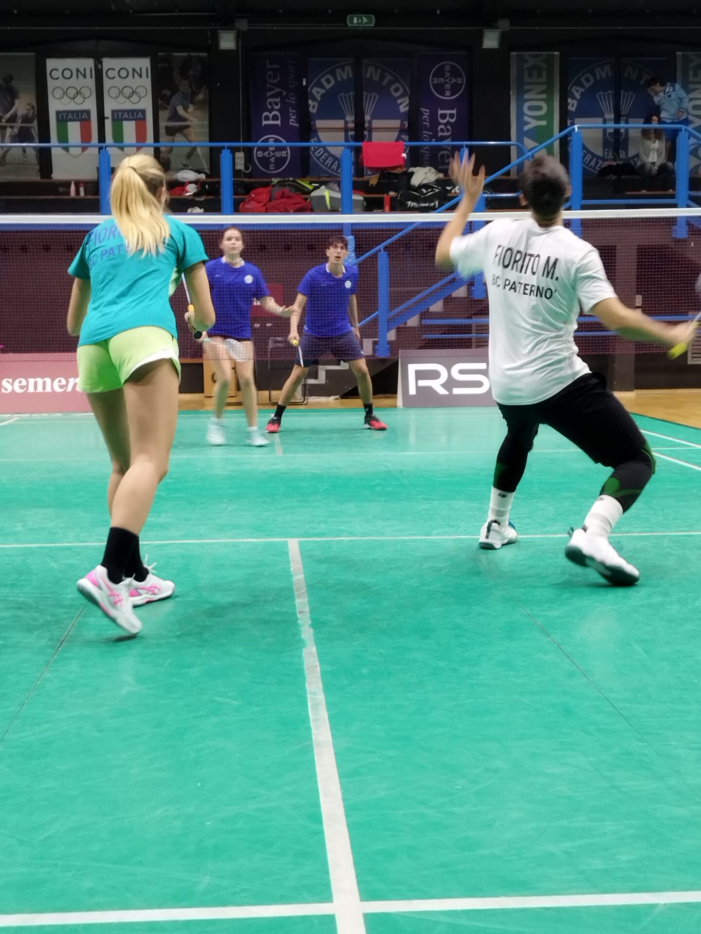 IL PATERNÒ BADMINTON SI CONFERMA IN TESTA AL GIRONE E VA AI PLAY OFF PER LA SERIE A