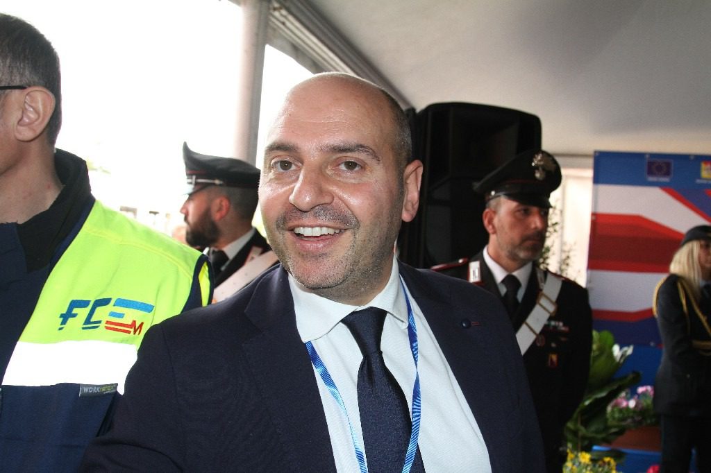 PIANO TAVOLA: CERIMONIA INIZIO LAVORI METROPOLITANA MISTERBIANCO – PATERNO’ – LE FOTO