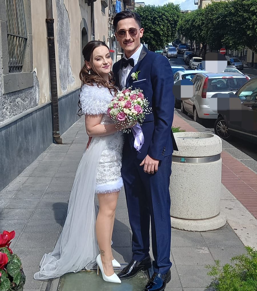 MICHELLE MESSINA E ANDREA LIPERA . IL GIORNO DEL LORO SI