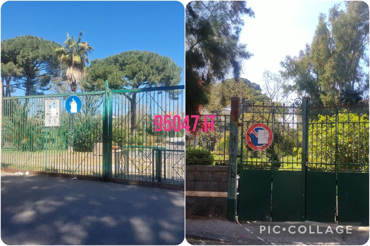 PATERNÒ. IL “MISTERO” DELLA VILLA COMUNALE CHIUSA QUESTA MATTINA - 