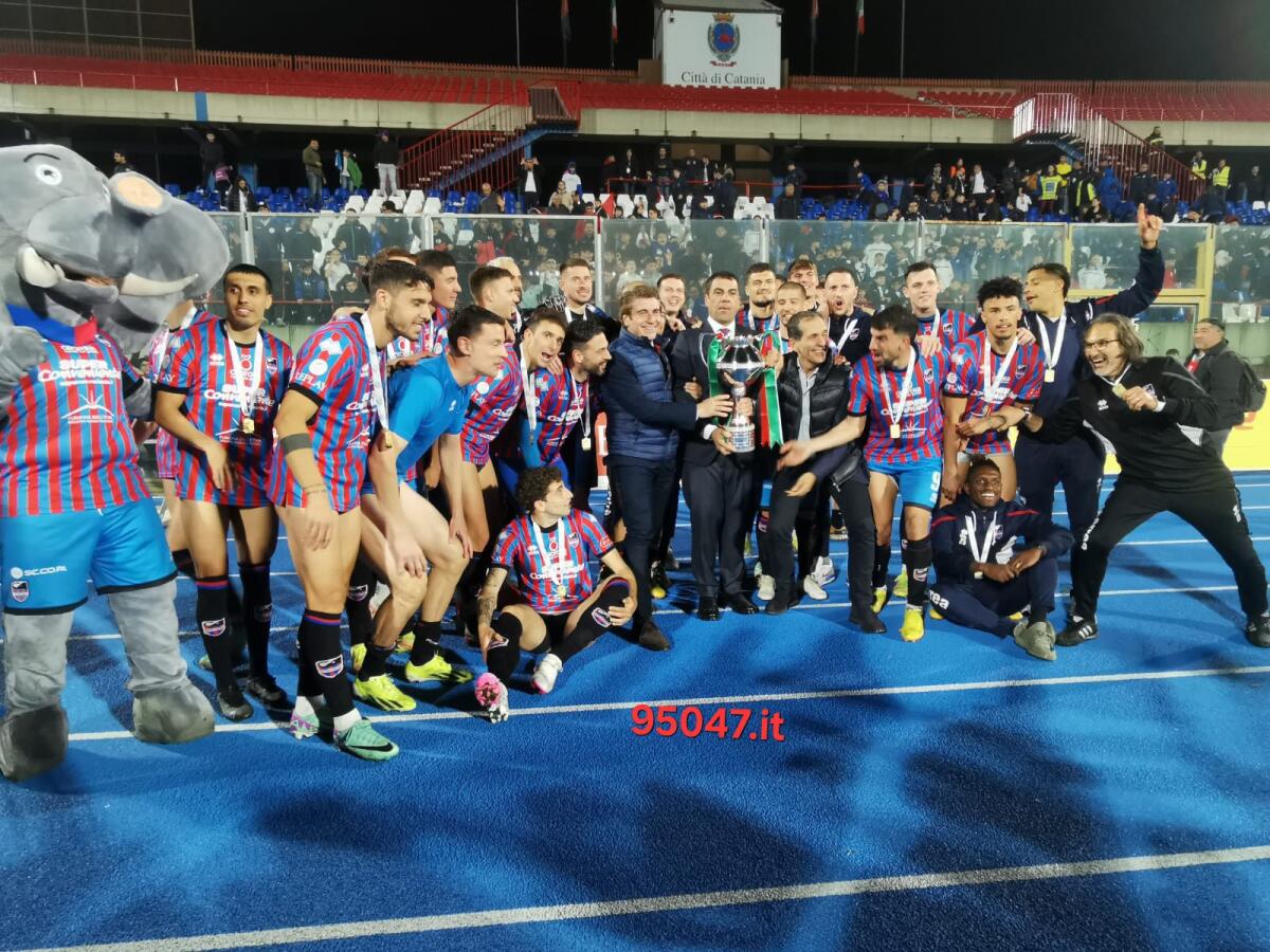 IL CATANIA VINCE LA COPPA ITALIA SERIE C - 