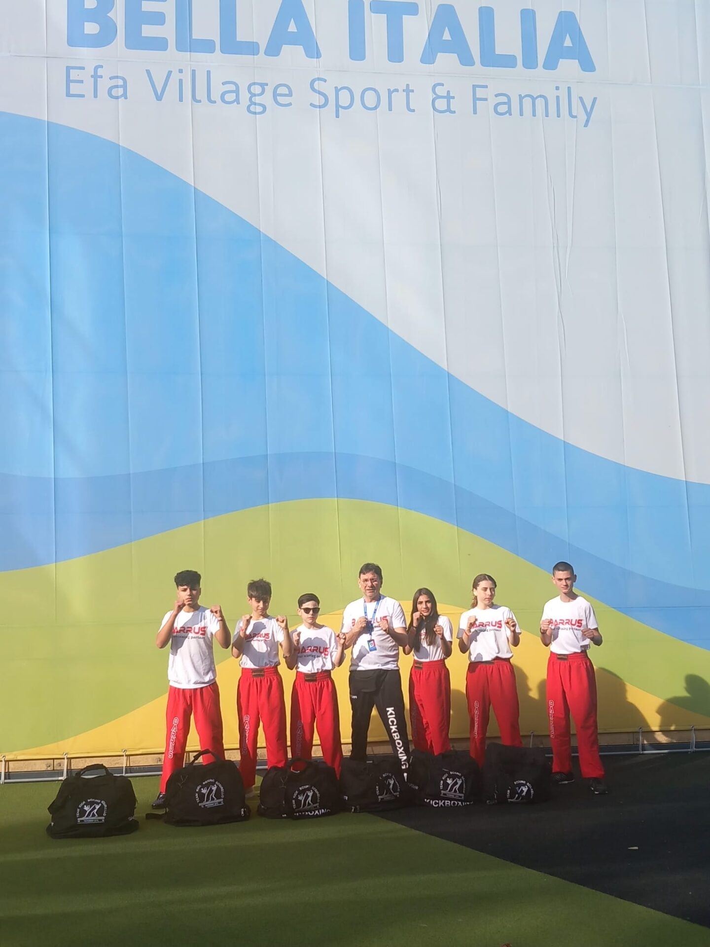 SUCCESSO PER IL TEAM KICKBOXING SCIURELLO DI PATERNÒ A LIGNANO SABBIADORO