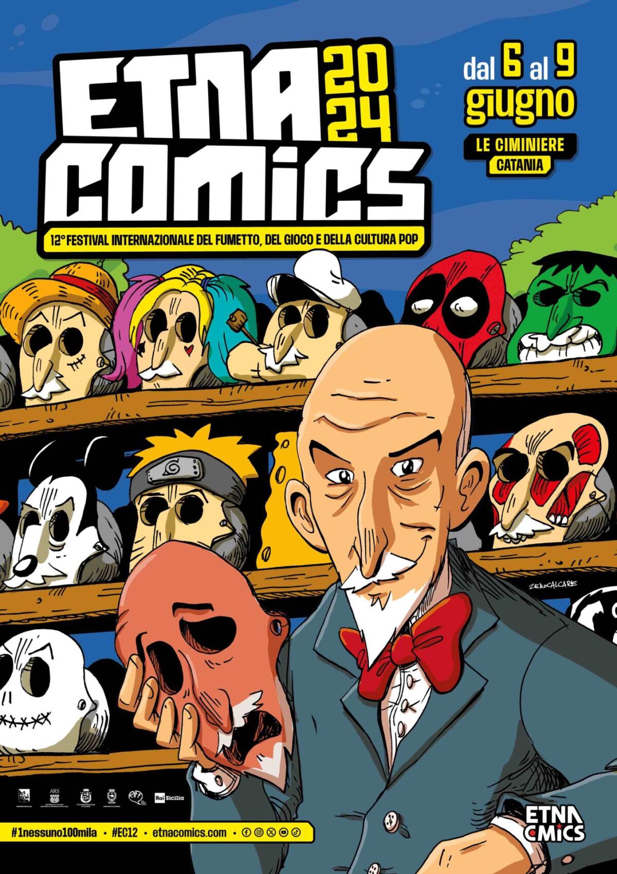 Domani alle 10, nella sede della Città Metropolitana di Catania, la presentazione ufficiale di Etna Comics 2024 - 
