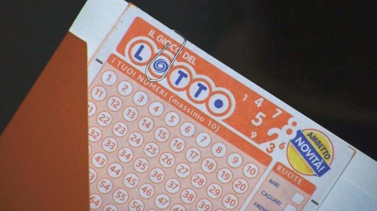 LA FORTUNA BACIA MISTERBIANCO: VINTI 62MILA EURO AL LOTTO - 