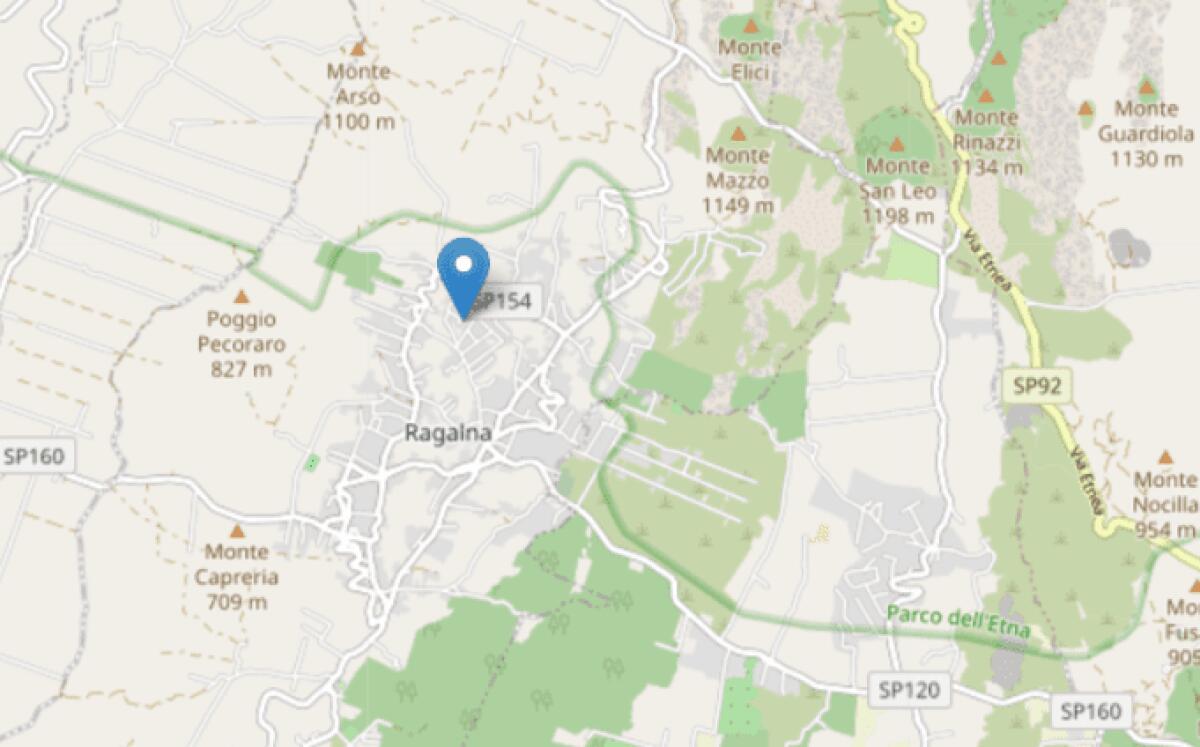 DUE MICRO SCOSSE DI TERREMOTO OGGI CON EPICENTRO A RAGALNA E SANT'ALFIO - 