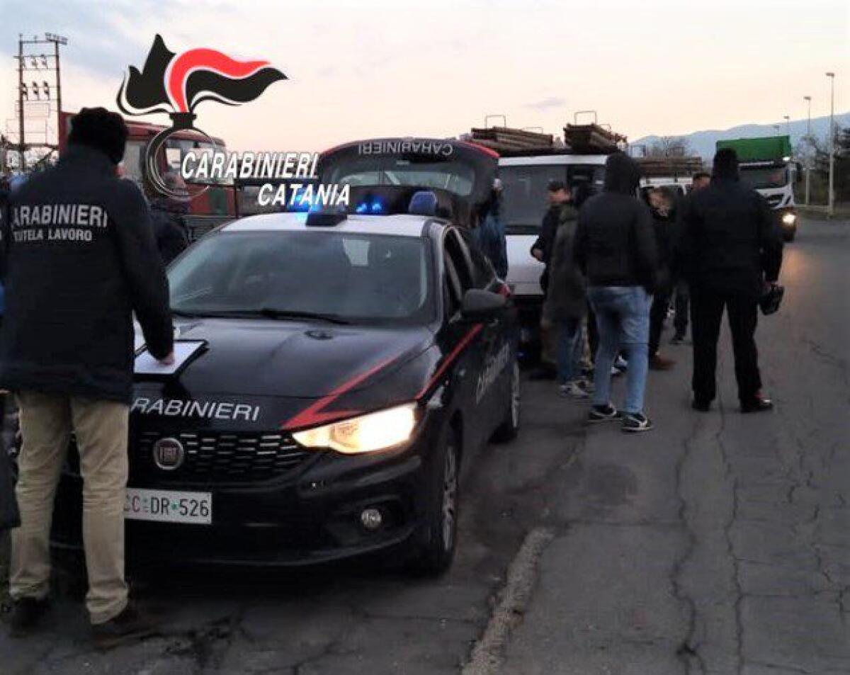 LAVORATORI SFRUTTATI NELLE CAMPAGNE DI PATERNÒ, NEI GUAI IL «CAPORALE», DENUNCIATO 32 ENNE DI ADRANO - 