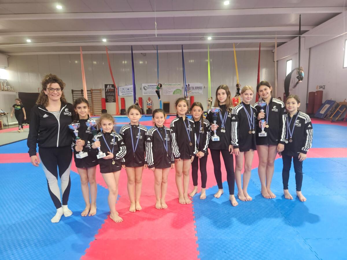 GINNASTICA ARTISTICA, E-SPACE MULTISPORT DI PATERNÒ É SQUADRA CAMPIONE DI SICILIA 2024 - 