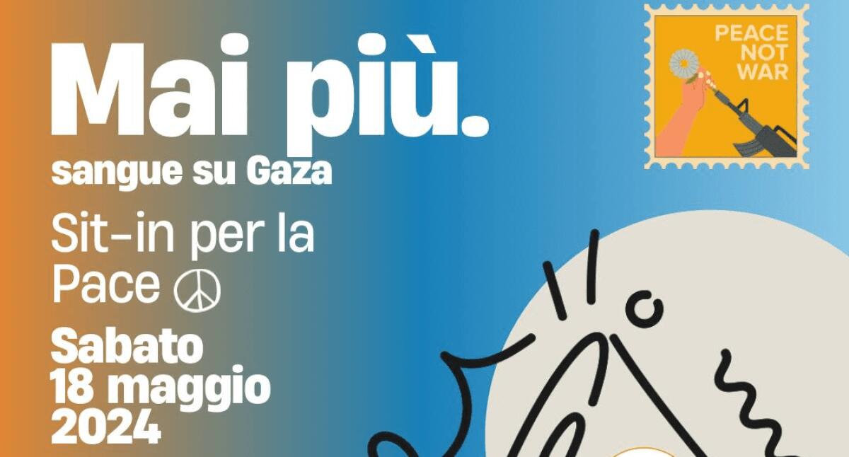 SIT IN PER LA PACE SABATO A PATERNÒ - 
