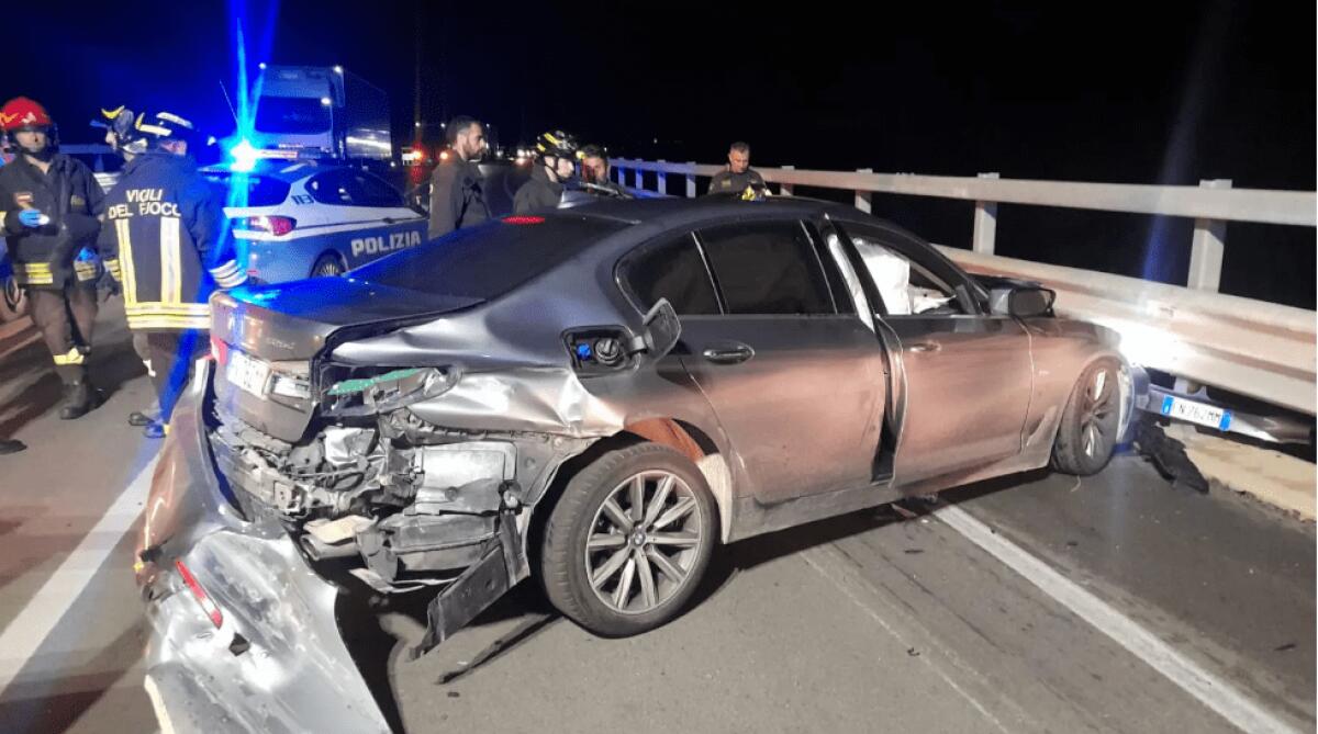 GRAVISSIMO INCIDENTE SULLA SS 626 CALTANISSETTA-GELA: 2 MORTI E 4 FERITI - 