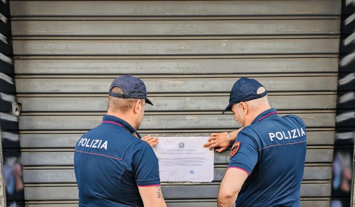 CATANIA. ERA DIVENTATO IL RITROVO DI PREGIUDICATI, SOSPESA L’ATTIVITÀ DI UN CHIOSCO BAR - 