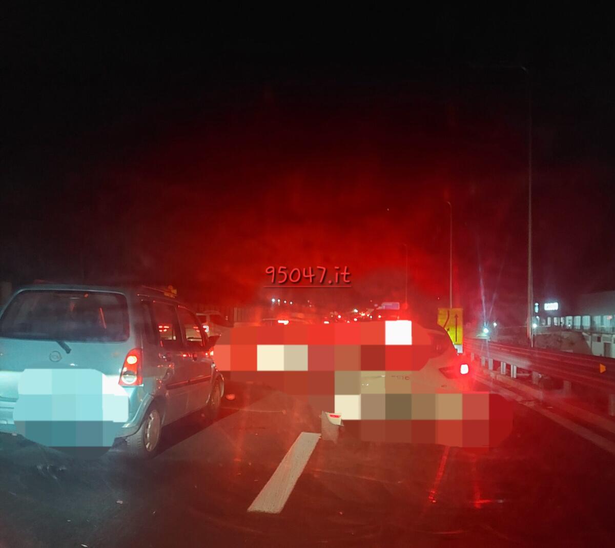 LAVORI SS121. USCITA OBBLIGATORIA VALCORRENTE E PATERNO'. DISAGI E TRAFFICO CONGESTIONATO - 