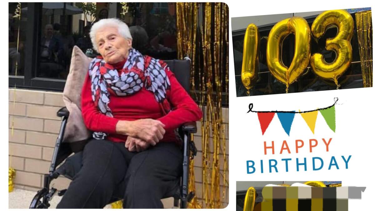 NONNA CARMELA COMPIE 103 ANNI: TANTI AUGURI! - 