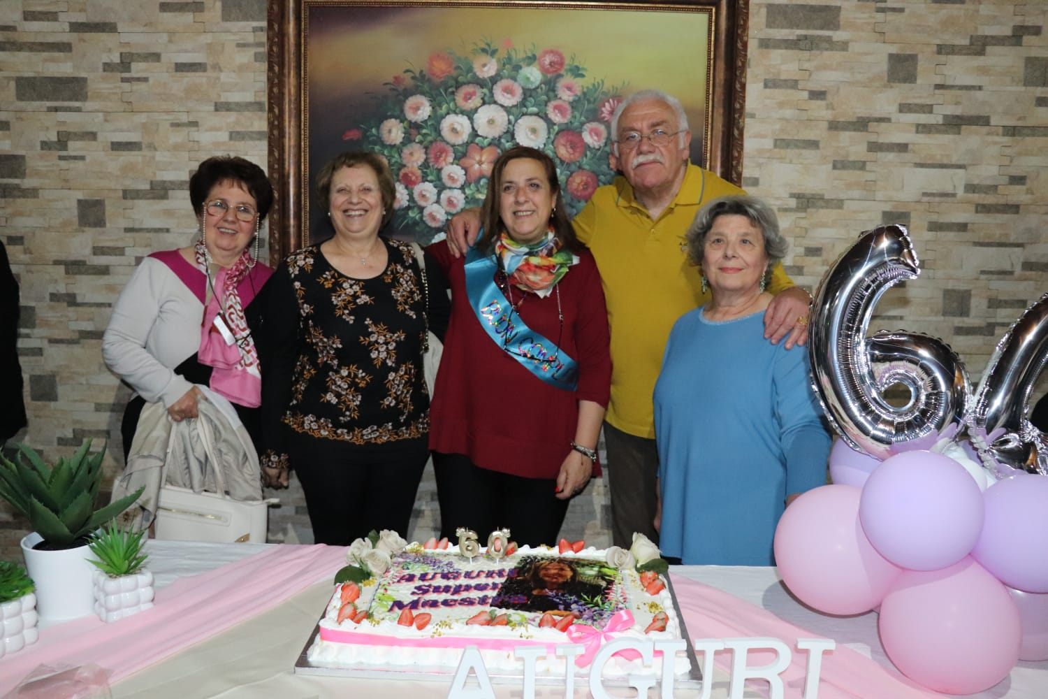 RAGALNA IN FESTA PER IL SESSANTESIMO COMPLEANNO DELLA MAESTRA GIUSEPPINA