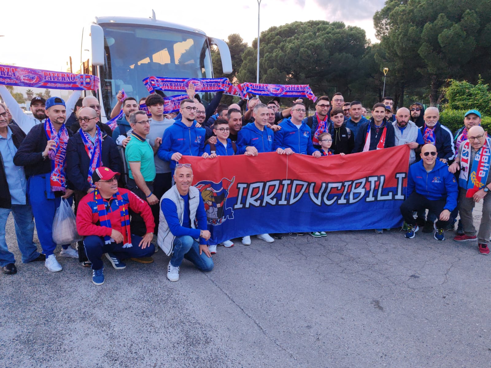 PATERNÓ CALCIO TIFOSI IN PARTENZA PER LA FINALE