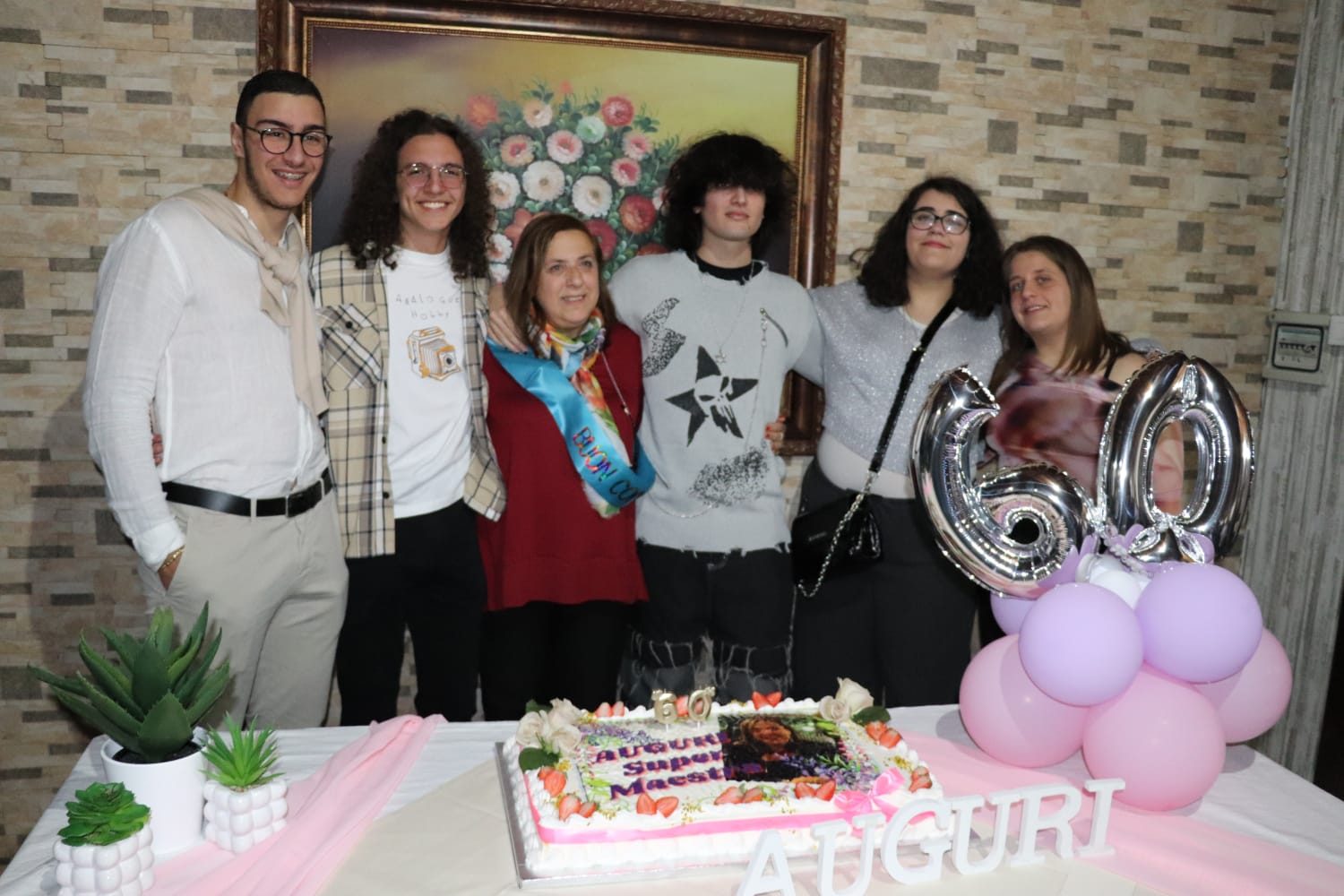 RAGALNA IN FESTA PER IL SESSANTESIMO COMPLEANNO DELLA MAESTRA GIUSEPPINA