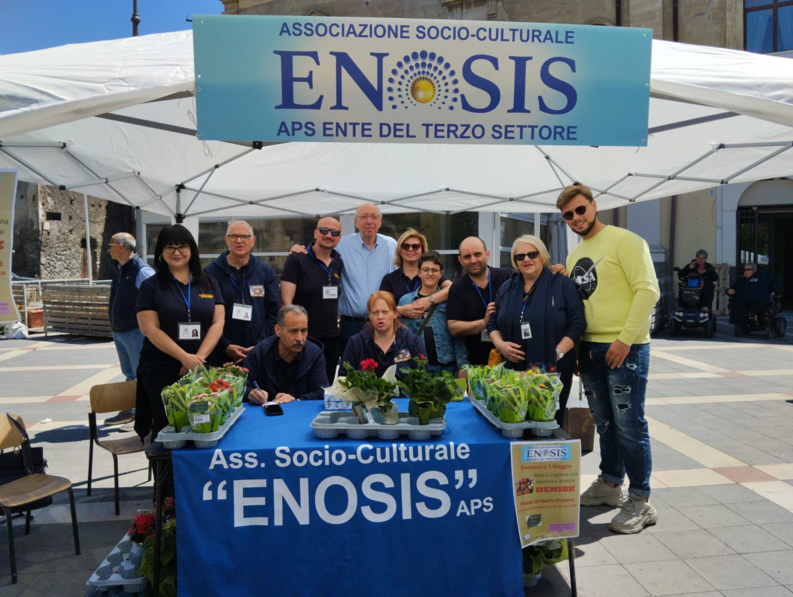SUCCESSO PER L'INIZIATIVA "COLTIVIAMO SPERANZA PER DENISE" DI ENOSIS