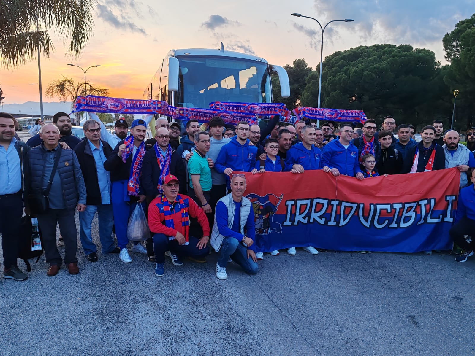 PATERNÓ CALCIO TIFOSI IN PARTENZA PER LA FINALE