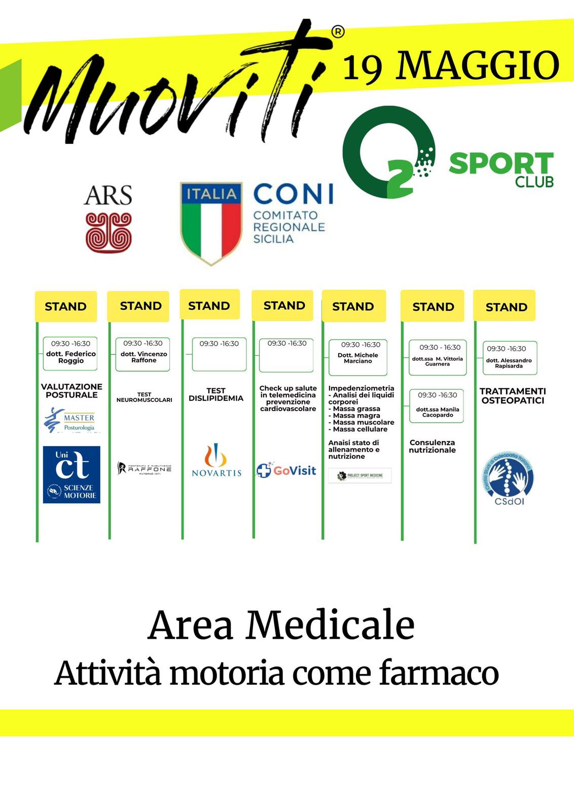L’O2 Sport Club lancia “Muoviti”, Grande evento sportivo gratuito Sport, screening gratuiti, inclusione e tanto sano divertimento