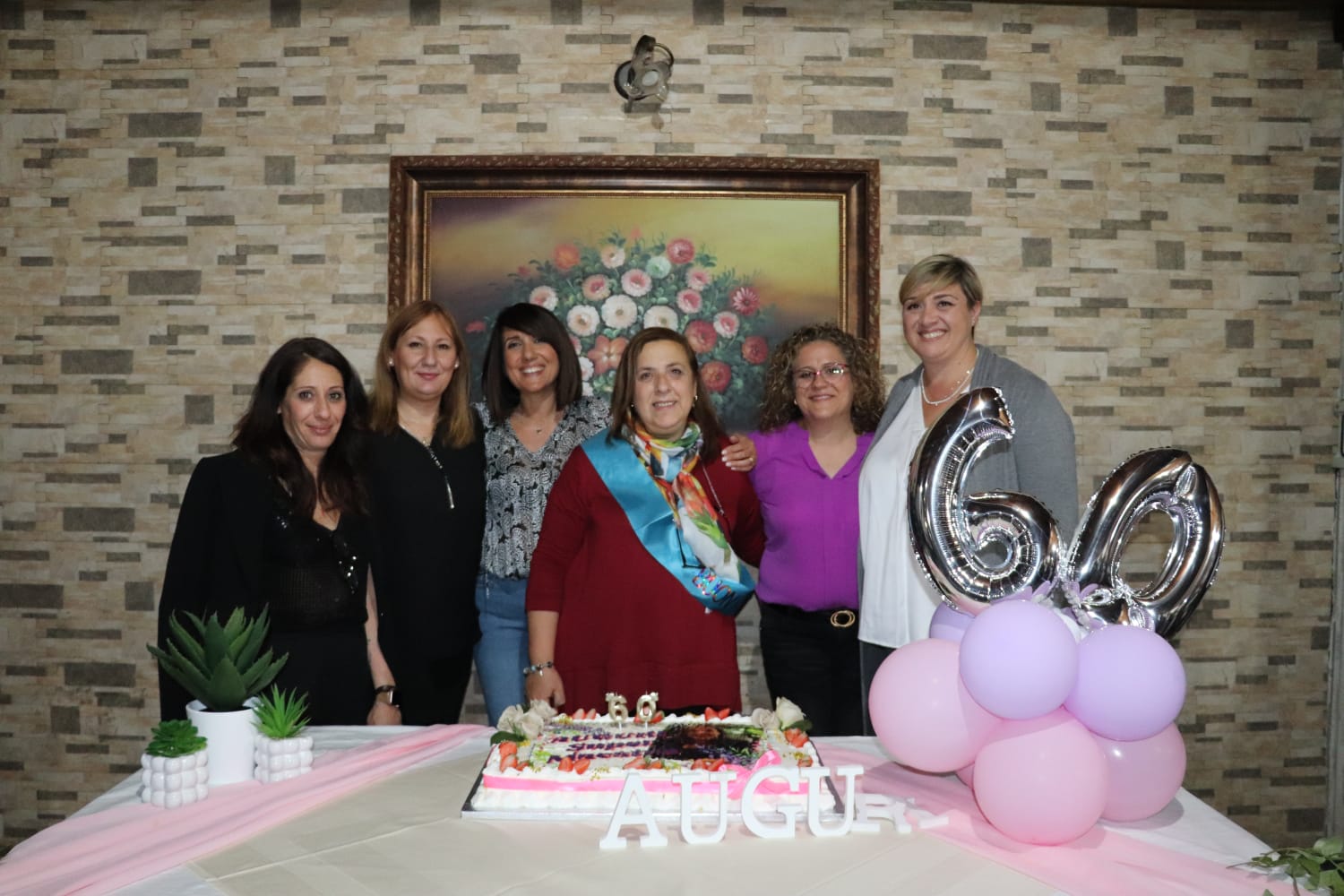 RAGALNA IN FESTA PER IL SESSANTESIMO COMPLEANNO DELLA MAESTRA GIUSEPPINA