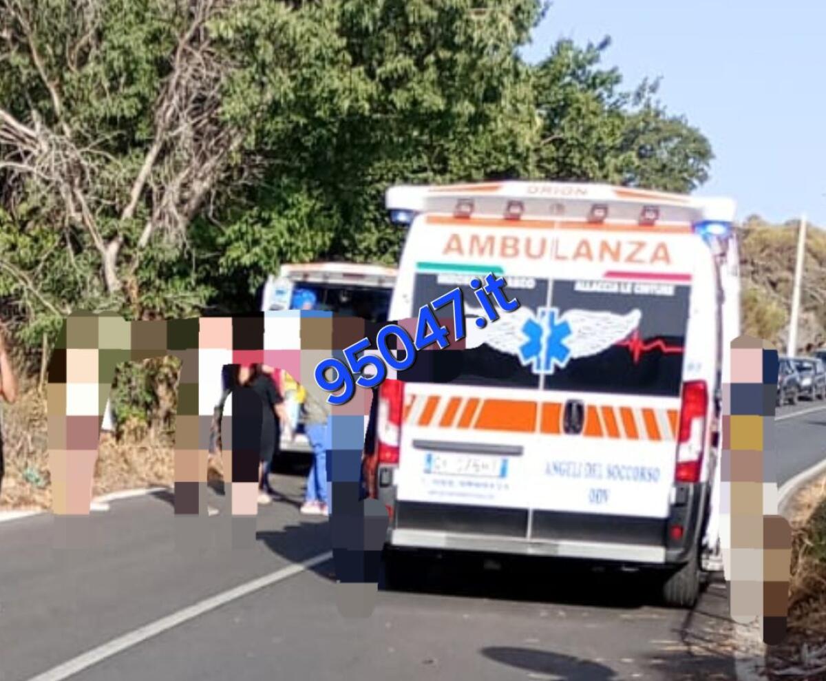 GRAVE INCIDENTE SULLA RAGALNA NICOLOSI, ELISOCCORSO SUL POSTO - 