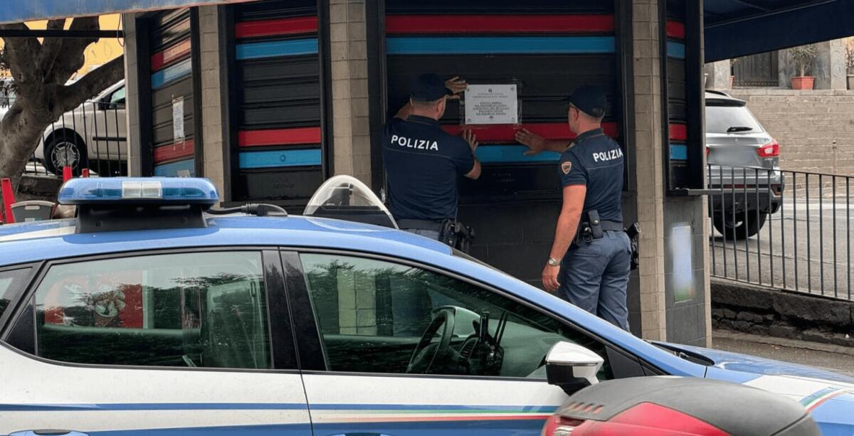 CATANIA, IL QUESTORE CHIUDE PER 7 GIORNI UN CHIOSCO-BAR A CIBALI PERCHÉ ABITUALE RITROVO DI PREGIUDICATI - 