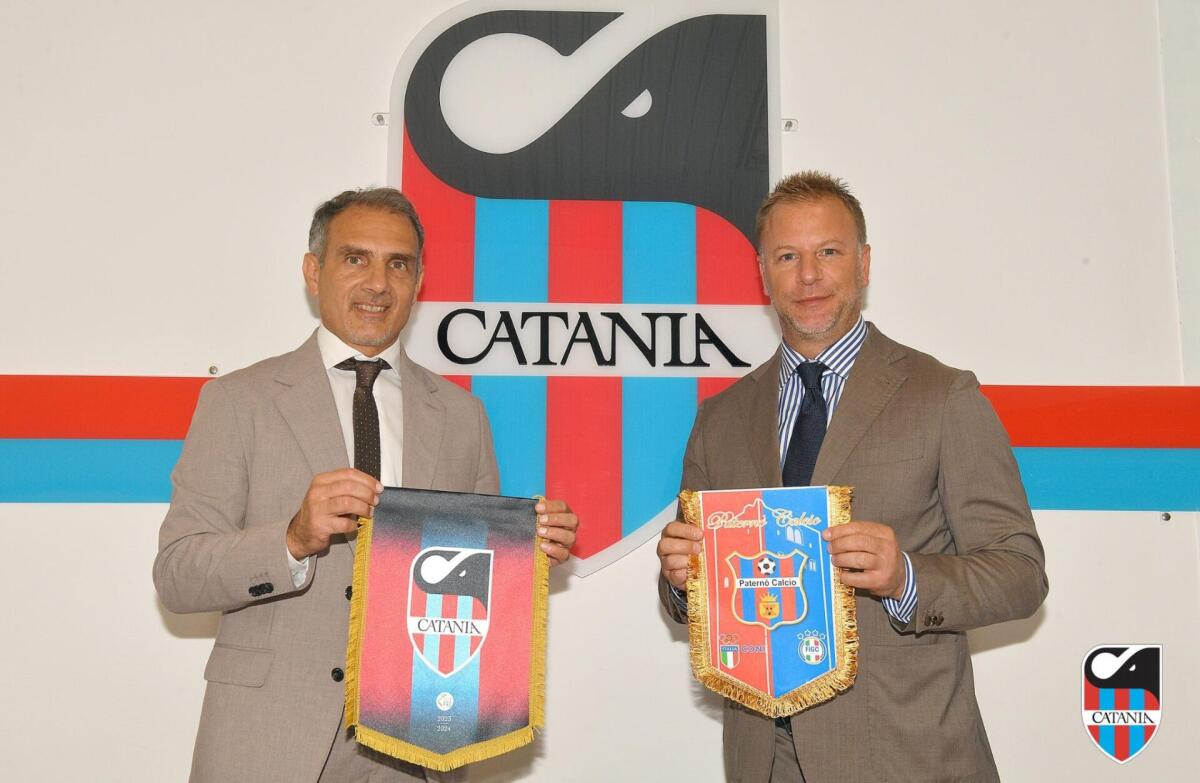 UFFICIALIZZATO PROGETTO PLURIENNALE DI COLLABORAZIONE DEL PATERNÒ CALCIO CON IL CATANIA - 