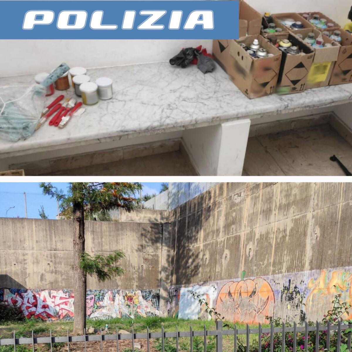 CATANIA. STAVANO IMBRATTANDO I MURI DELLA STAZIONE: DENUNCIATI IN TRE - 