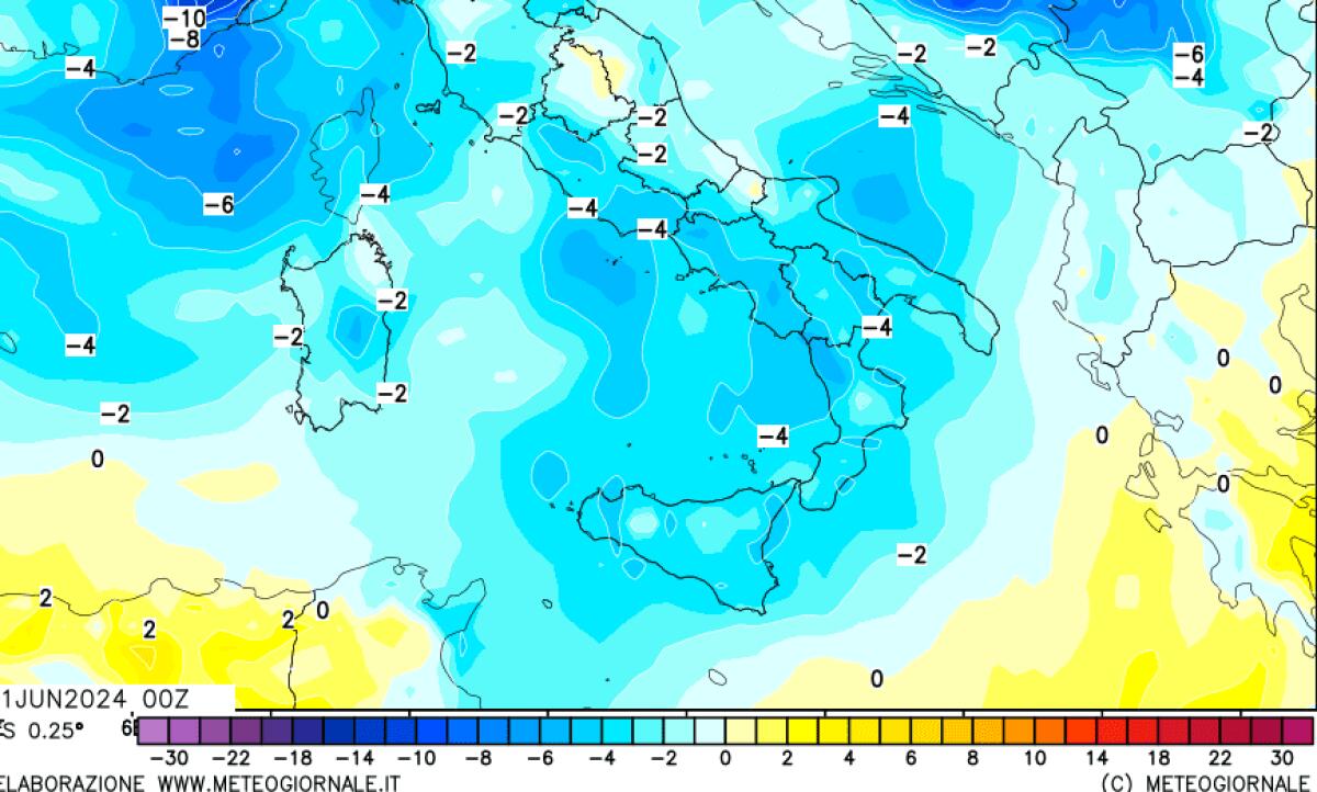 METEO. ARRETRA L’ANTICICLONE AFRICANO, TEMPERATURE IN CALO FRA SABATO E DOMENICA - 