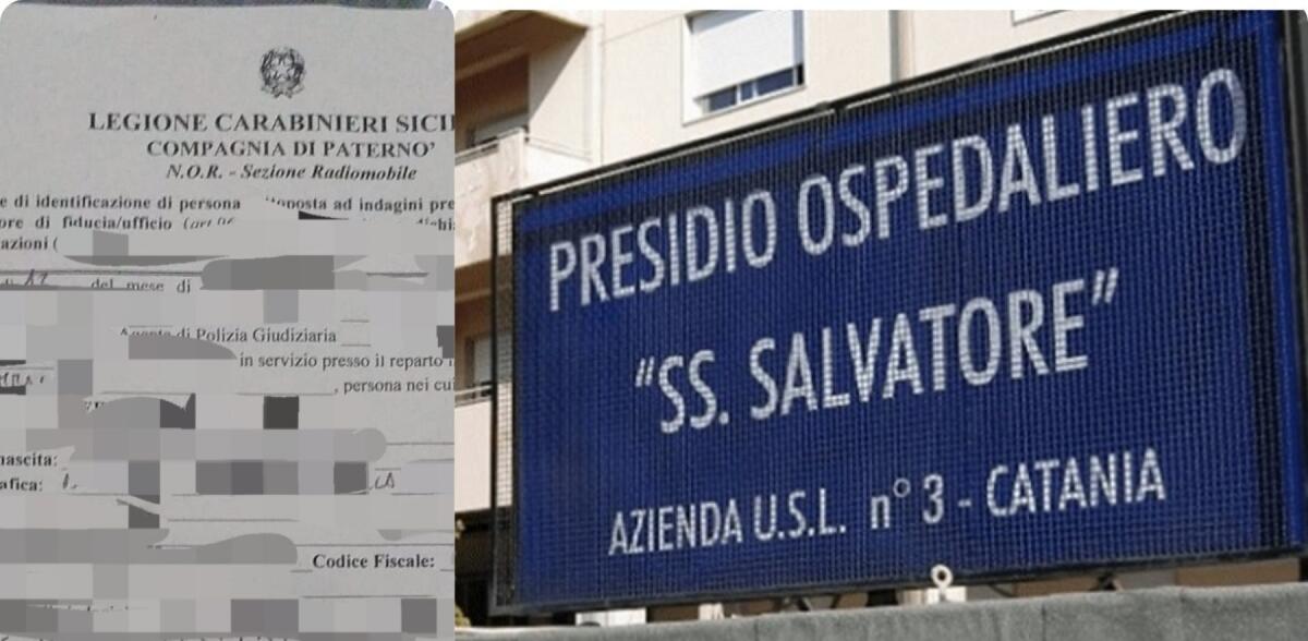 PATERNO’: IN OSPEDALE PER AIUTARE LA MOGLIE, MA VIENE DENUNCIATO, IL RACCONTO DI UN CITTADINO CHE INVECE DI AIUTO TROVA UNA DENUNCIA - 