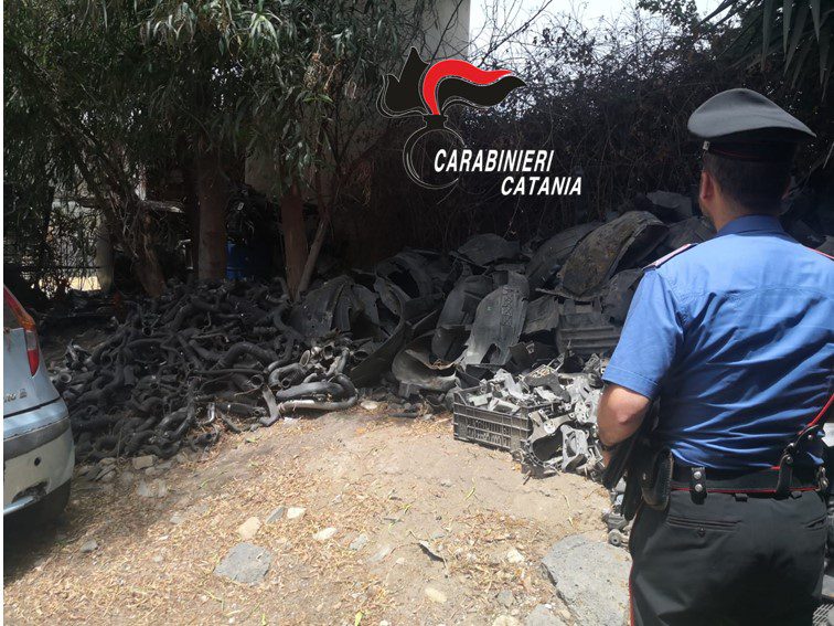 GELSO BIANCO. GESTIVA UN’OFFICINA DI AUTORICAMBI ABUSIVA: DENUNCIATO