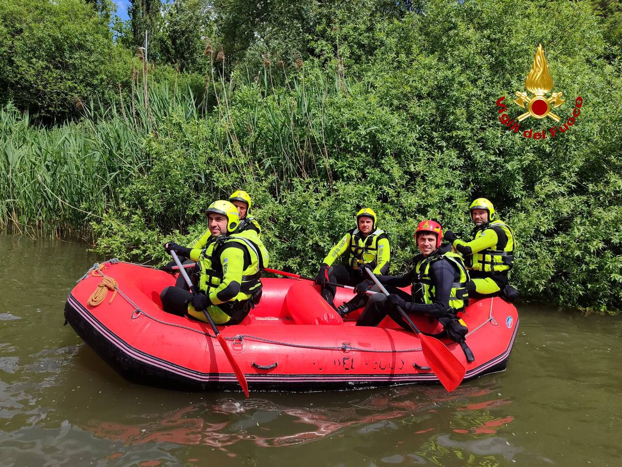 CORSO FLUVIALE ALLUVIONALE DEI VIGILI DEL FUOCO DELLA SICILIA