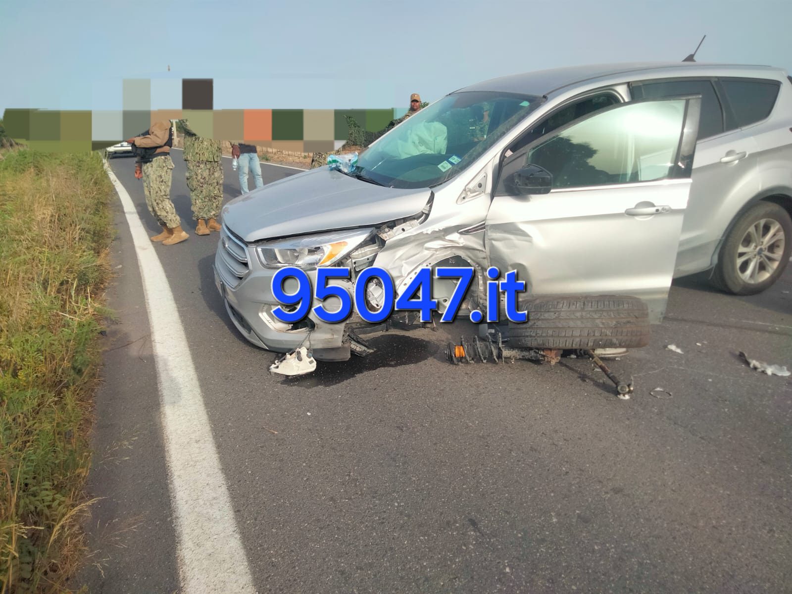 INCIDENTE STRADALE SULLA STRADA PROVINCIALE 106 A BELPASSO: COINVOLTE DUE AUTO, FERITI ENTRAMBI I CONDUCENTI