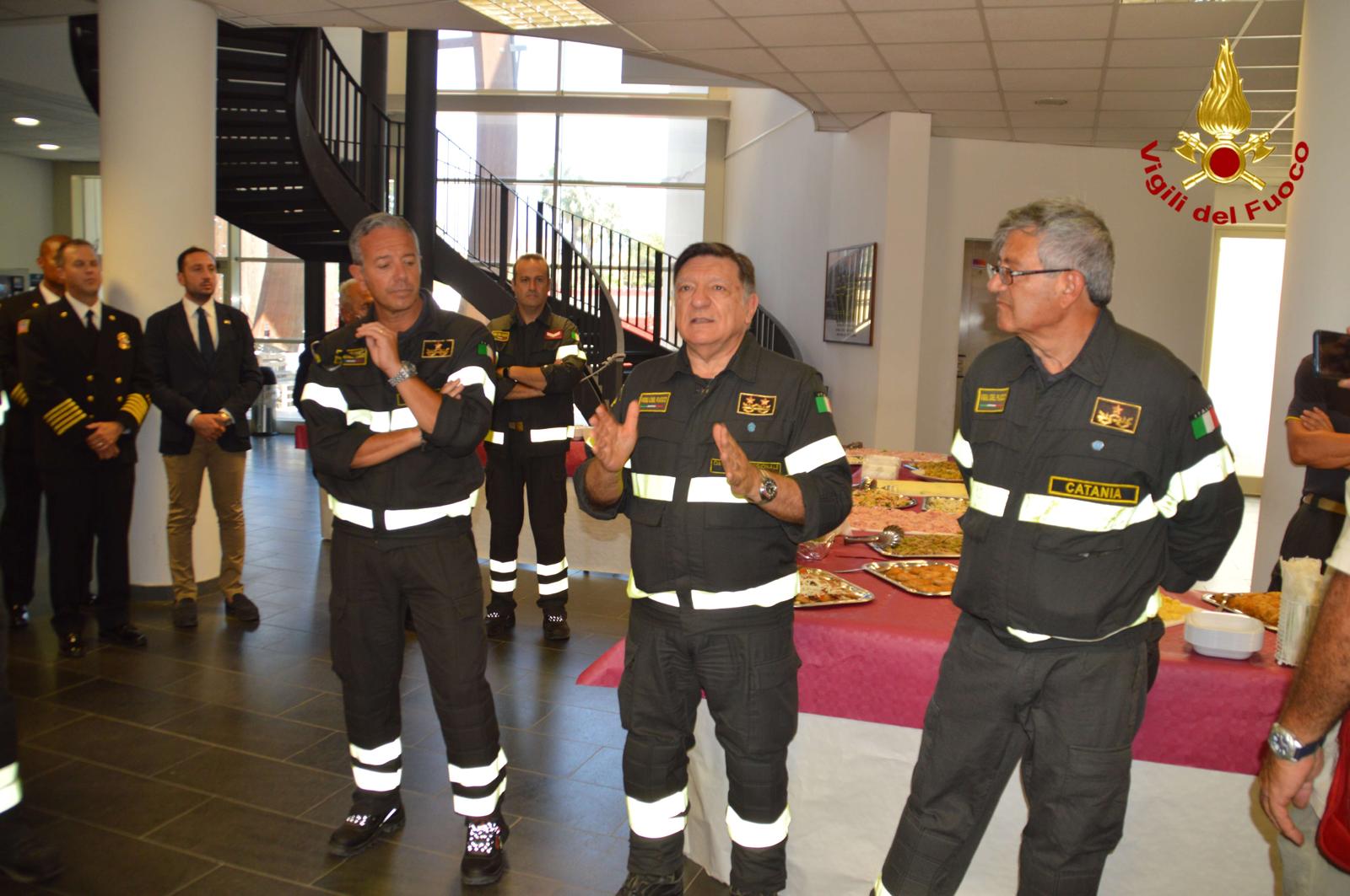 CATANIA DEDICA UNA PIAZZA AI VIGILI DEL FUOCO CADUTI IN SERVIZIO
