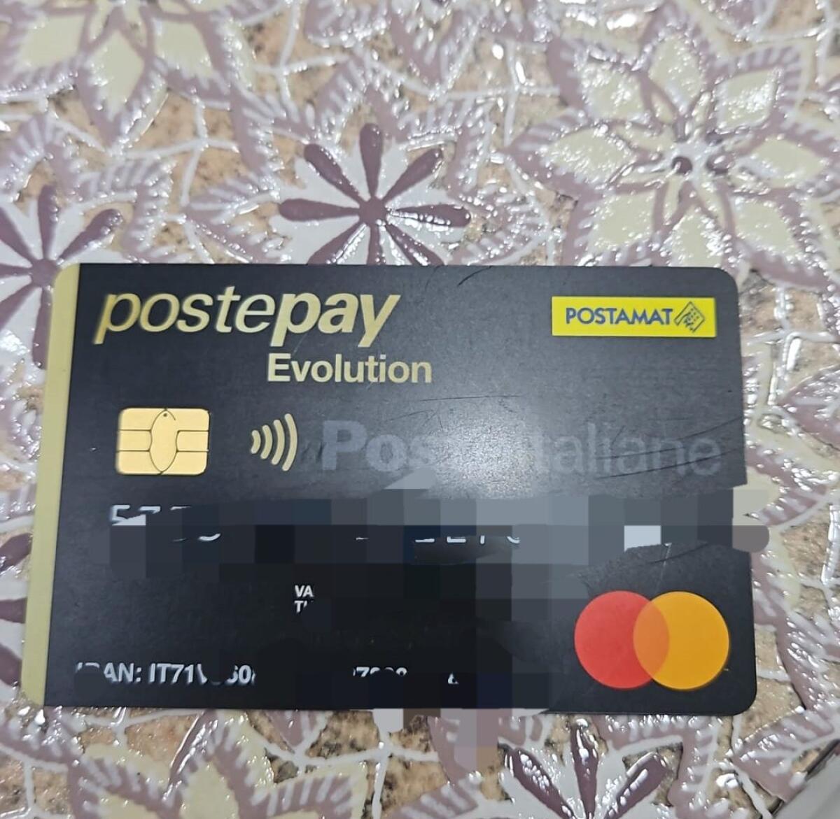 PATERNO'. RITROVATA QUESTA CARTA IN ZONA  VIA CIRCUMVALLAZIONE - 