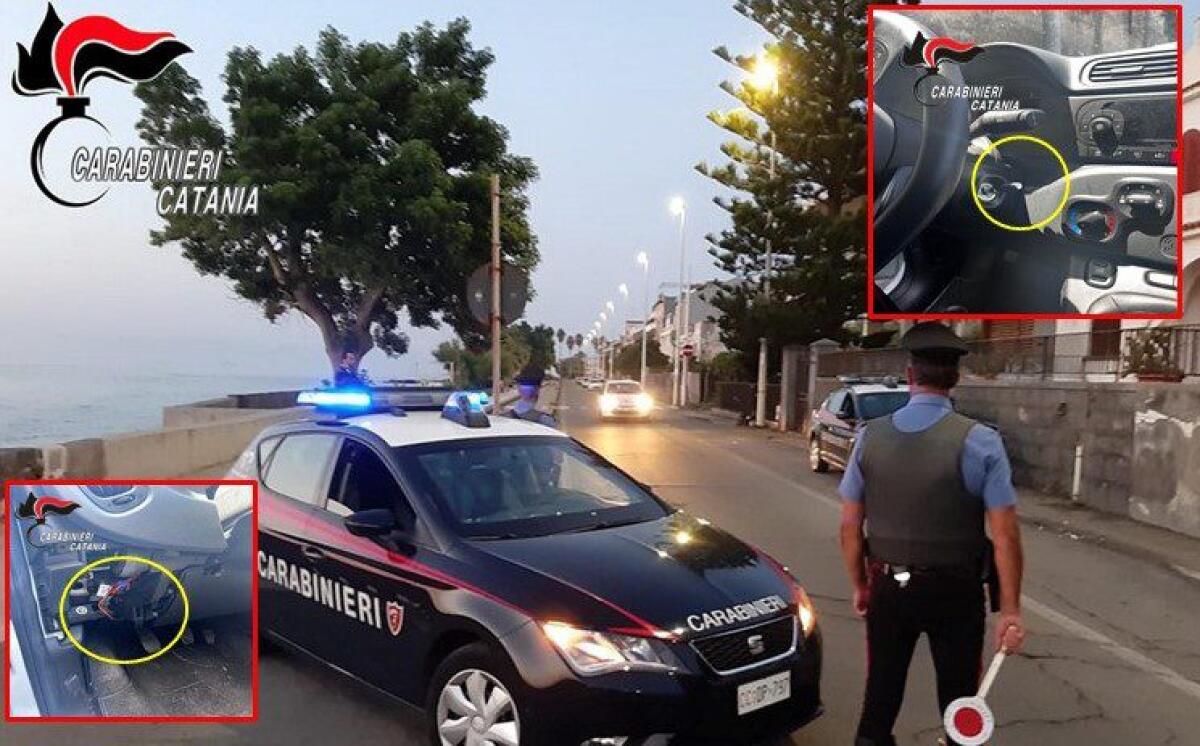Calatabiano, “disturbato” dai Carabinieri mentre ruba un’auto: denunciato - 