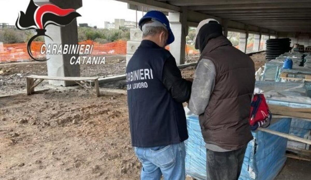 SAN CONO E SCORDIA . ISPEZIONI DEI CARABINIERI NEI CANTIERI: DUE DENUNCE - 